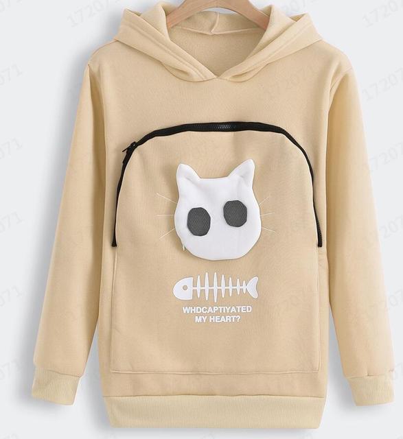 Katzen Hoodie Pfoten Plaza